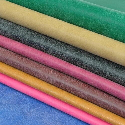 Many colors/ sofa leather fabric 0.9mm retro shoes synthetic PU leather/ faux handbag leather material fabric