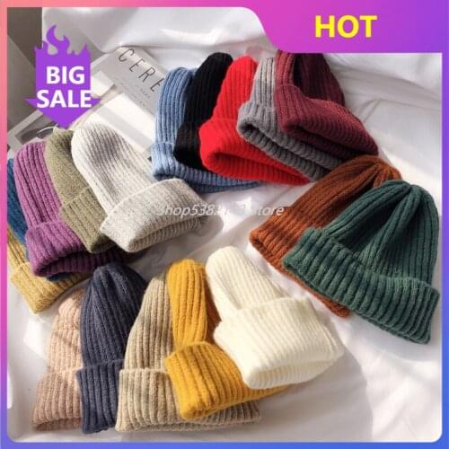 Fashion Women 's Knit Hat High Elastic Winter Hat Colorful Skullies Beanies Female Winter Beanie Hat Warm Cotton Hats gorras