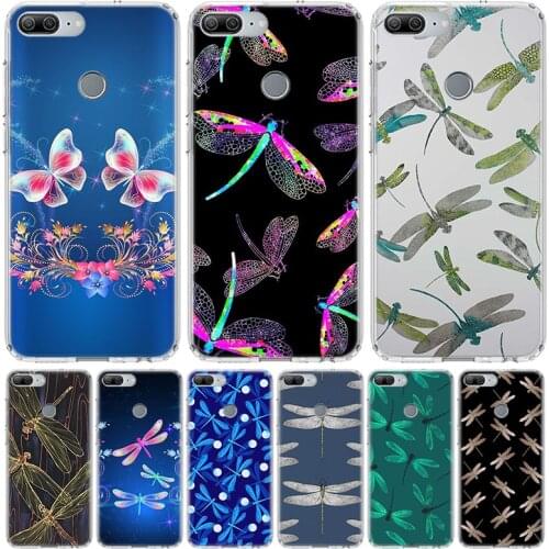Dragonfly Animal Art Phone Case for Huawei Honor 10 9 20 7A 7X 8A 8S 8X 9X Lite Pro Y5 Y6 Y7 Y9S 2019 10i 20i Coque Cover