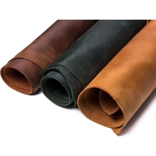 True leather natural skin DIY leather real cowhide leather 2.0mm thickness full grain for Belt Wallet Bag Shoes