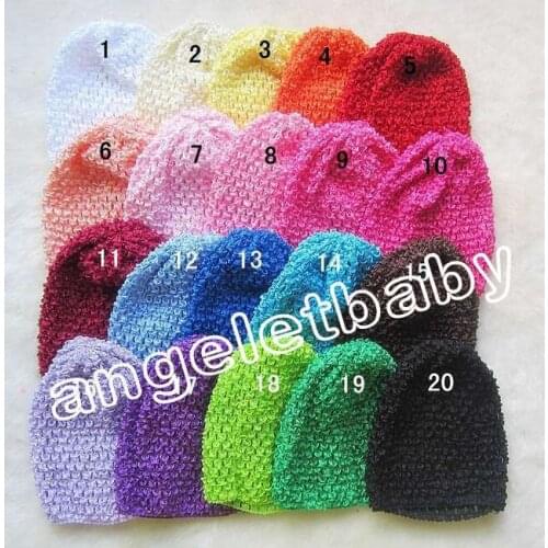 Girl new Crochet Beanie Waffle Hats Hospital Hat Nursery Korea Silk Small Hat Caps 10PCS MZ9101