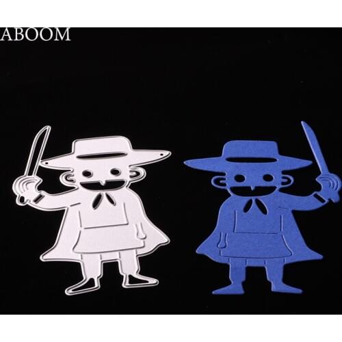 ABOOM New Human Figure Metal Carbon Steel Cutting Dies Embossing Folder Scrapbooking Album Decoration DIY Paper Card Template