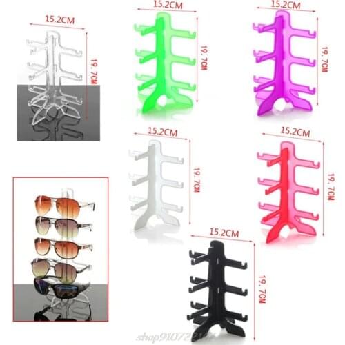 Glasses Shelf Display Rack 3 Layers Sunglasses Plastic Show Stand Holder Counter O27 20 Dropshipping