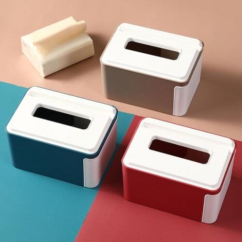 Plastic Tissue Box Wet Tissue Holder Baby Wipes Paper Storage Box Paper Towel Dispenser Home Napkin Organizer with Drawer