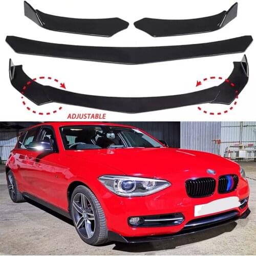 Adjustable Universal Car Front Bumper Lip Splitter Lip Body Kit Spoiler Diffuser For BMW For Benz For Audi For VW For Subaru New
