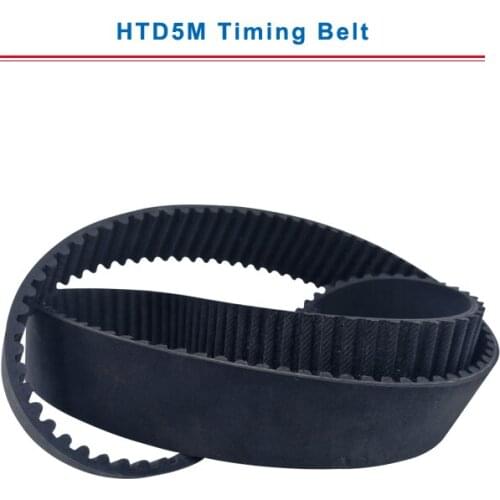 Timing belt HTD5M 3255/3370/3400/3430/3750/3770/3800/4260 circle-arc teeth belt width 15/20/25/30 mm teeth pitch 5mm