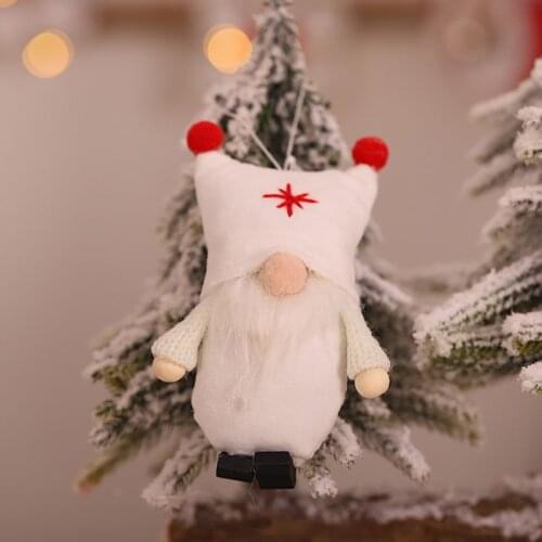 Christmas Faceless Old Man Doll Chrismas Tree Decoration Hanging Ornaments Gift QX2E