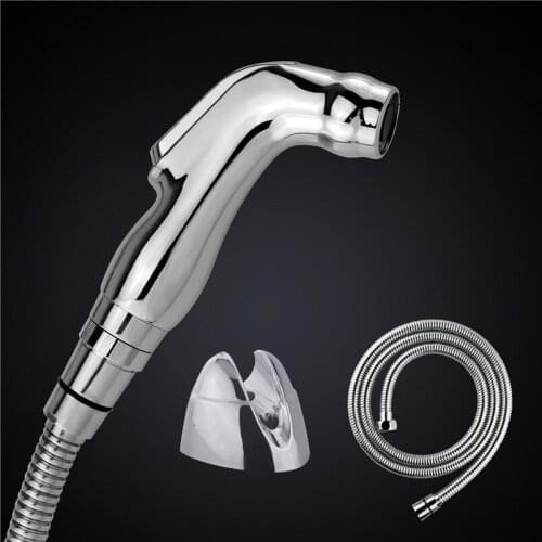 Toilet Bathroom ABS Handheld Diaper Sprayer Shower Head Set Shattaf Bidet Sprayer Douche +Stainless Steel Hose + wall bracket
