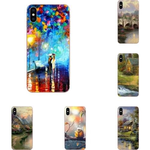 Vintage Van Gogh Oil Painting Ultra Thin Back Phone Case For Apple iPhone 11 Pro XS Max XR X 8 7 6 6S Plus 5 5S SE 4 4S