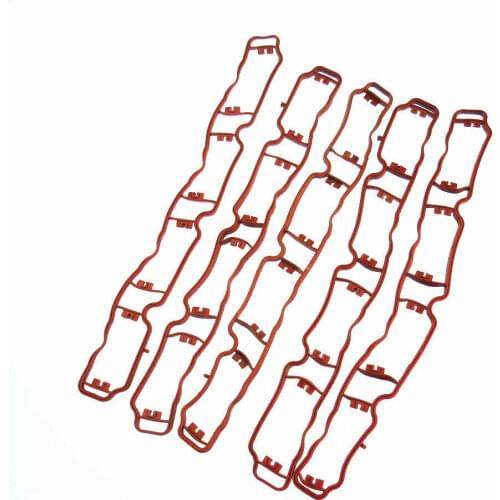 COSTLYSEED Qty 5 2.0T Intake Manifold Gasket Seal For Golf Passat Rabbit Eos A3 A4 A6 Q3 Q5 TT S4 06F129717D 06F 129 717D