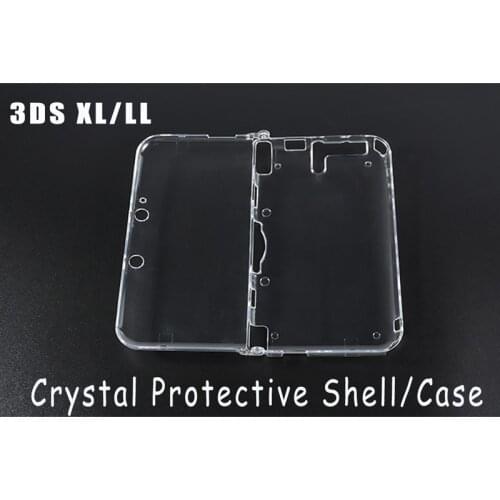 High Quality Hard Crystal Case Clear Cover Shell for 3DS XL Console Anti Scratch Anti Dust Protective Case
