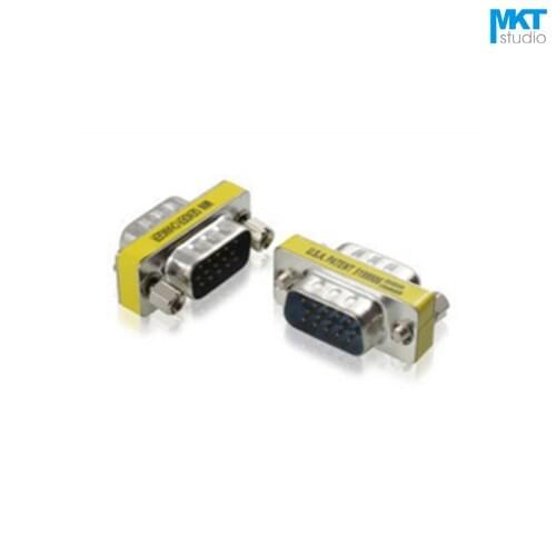 10Pcs 15 Pins D-Sub DB15 VGA Male to Male Connector Adapter Extender Plug