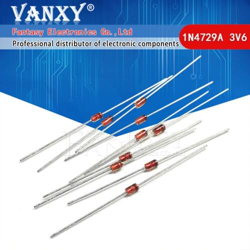 100PCS 1W 3.6V 1N4729A 1N4729 Zener diode