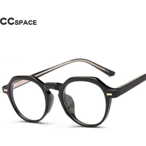 49334 Retro Rice Nail Round Glasses Frames Men Women Optical Fashion Computer Glasses