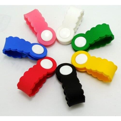 50pcs/lot Headphone Earphone Cable Wire Organizer Cord Holder USB Charger Cable Winder For Mobile phone Charger cable