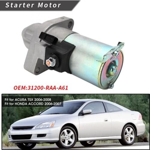 Car Starter Motor For ACURA TSX 2.4L, For HONDA ACCORD ELEMENT 2.4L, 31200-RAA-A51 31200-RAA-A52 31200RAAA51 31200RAA43