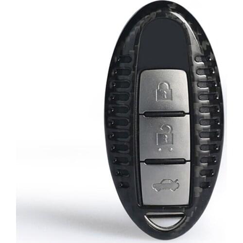 Carbon Fiber Car Remote Key Case Key Cover For Nissan Qashqai J10 J11 X-Trail t31 t32 kicks Tiida Pathfinder Murano Note Juke