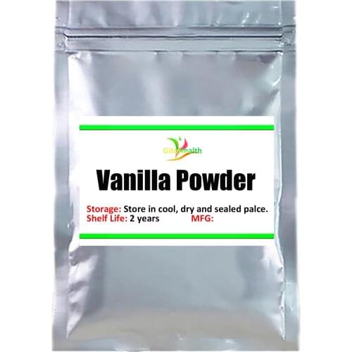 Pure natural vanilla bean extract powder, high-quality vanilla powder