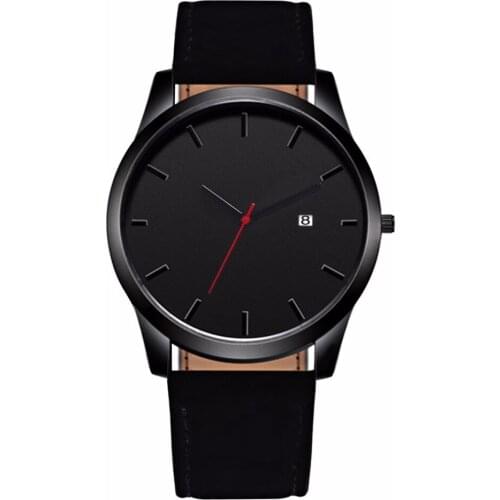 Dropshipping Men Military Watch Leather Sport Watches With Calendar Male Quartz Clock Watches Relogio Masculino