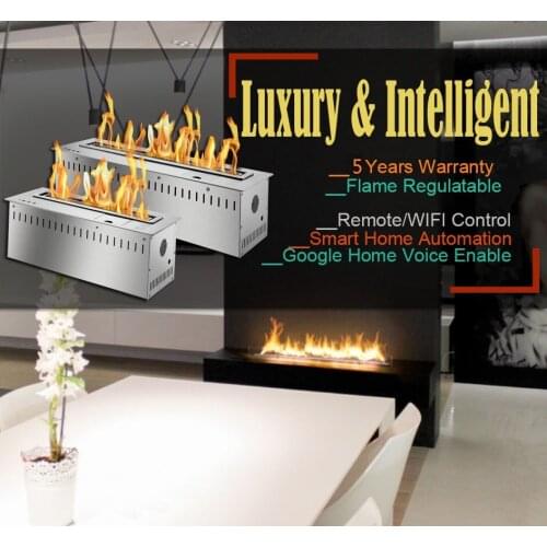Inno-Fire 72 inch electrical fireplace indoor wifi controlled burner