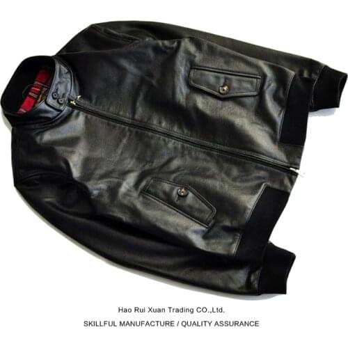 Saucezhan G9 Genuine Leather Jacket Mens Leather Jacket Biker Jacket Learher Coats Cow Leather Autumn and Winter Vintage