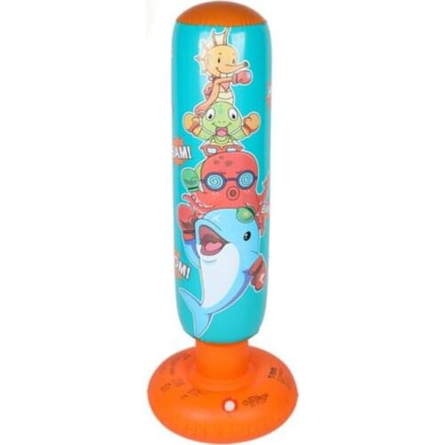 Lightweight Boxing Fighting Target Inflatable Punching Bag Large Children Tumbler Kicking SandBag Training Target Gym For Kids