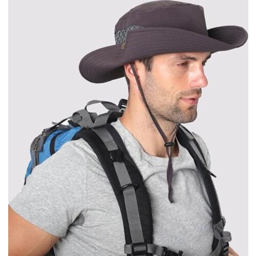 Summer Hats Outdoor Breathable Sun UV Protection Mens Ladies Hats Caps Hiking Fishing Travelling Quick Fry