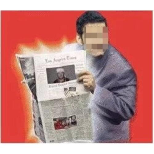 Better Newspaper Tear Magic Tricks Torn and Restored Newspaper Magician Stage Illusions Gimmicks Props Comedy Magie Funny Toys