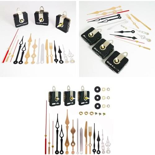 Non Ticking Clock Movement Mechanism Long Shaft for DIY Repair Replace Tool Wall Custom Clock Hands Clock Collectibles Accs