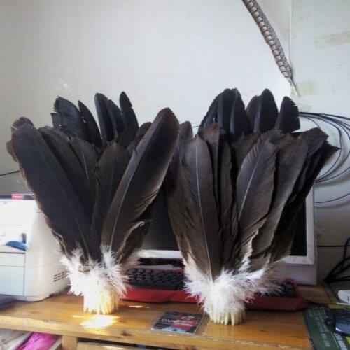 New!10 pc quality natural eagle feathers, 15-20 inches / 37-50cm long, DIY jewelry decoration