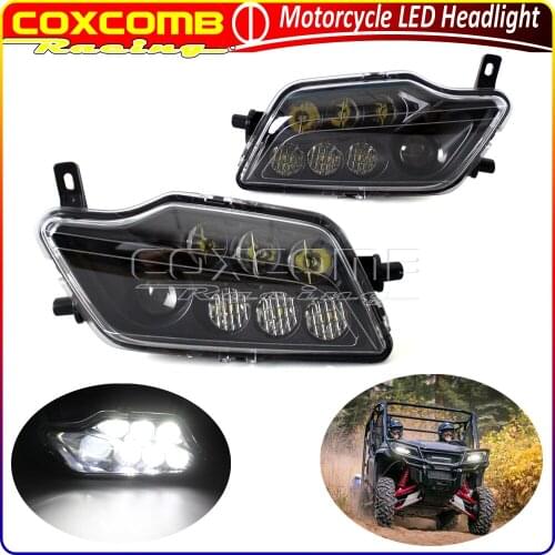 OEM 08v71-hl4-a00 Motorcycle Front LED Headlight 10-30V 40W/25W Headlamp For Honda Pioneer 1000 SXS1000M3 SXS1000M5 2016