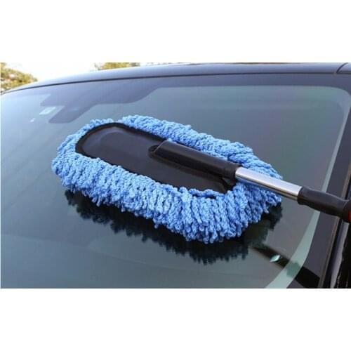 By DHL/Fedex 20pcs Car Cleaning Brush Auto Window Duster Retractable Stainless Steel Long Handle Dust Wax Washable Drag Washer