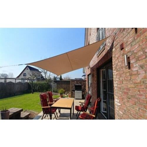 Sun Shelter Waterproof Sunshade Protection Outdoor Canopy Garden Sail Awning Camping Shade Cloth Rodless Tent