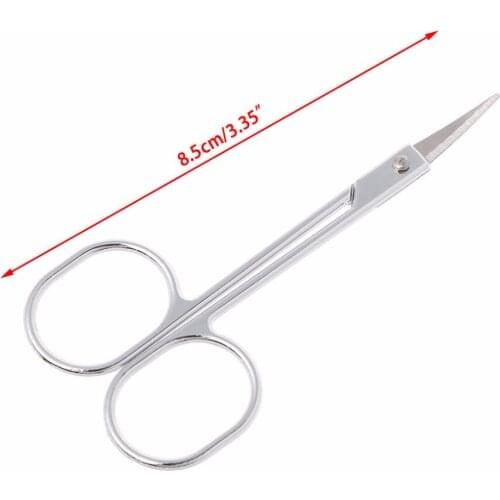 MAANGE Stainless Steel Eyebrow Trimmer Nose Hair Remove Scissors Eyelash Hair Eyelash Hair Facial Trimming Beauty For Make Up