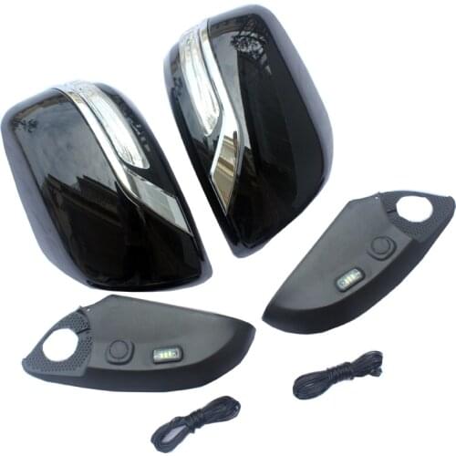 Car Side Rear-View Mirror Cover Replacement For Toyota Land Cruiser 200 FJ200 2008 2009 2010 2011 Accessories