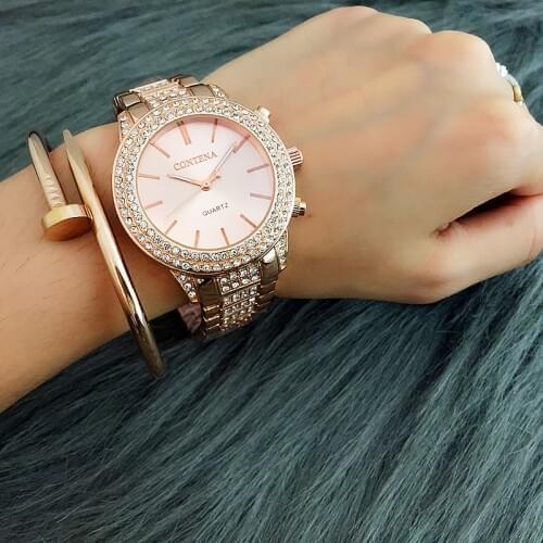 Famous Brand Woman Watch 2020 Designer Contena Ladies Watches Rhinestone Full Diamonds Dress Womans Watches For Women relojes