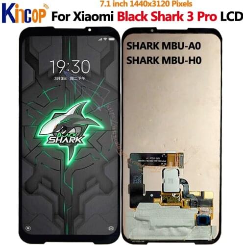 For Xiaomi Black Shark 3 Pro Lcd Screen Display+Touch Glass Digitizer Assembly Xiaomi BlackShark 3 Pro SHARK MBU-A0,SHARK MBU-H0
