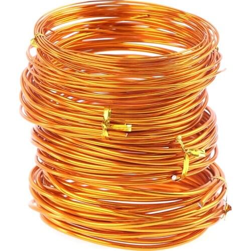 1.0mm 1.5mm 2.0mm 2.5mm 3.0mm Gold Bonsai Wires Anodized Aluminum Bonsai Training Wire Total 16.5 Feet