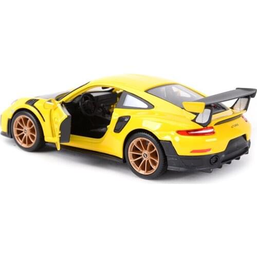 1:24 2018 911 GT2 RS Sports Car Static Die Cast Vehicles Collectible Model Car Toys