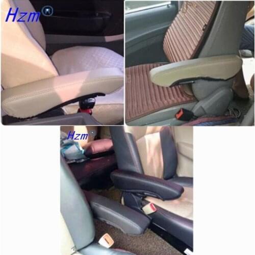 2Pcs Universal Car Adjustable Armrests Arm Seat Handle Engineering Seat Hand Rail Pair Comfortable Rest Black for Truck