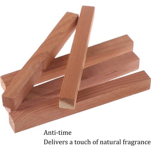 5PCS Wardrobe Clothes Drawer Mildew Camphor Bug Cedar Wood Anti-moisture Moth