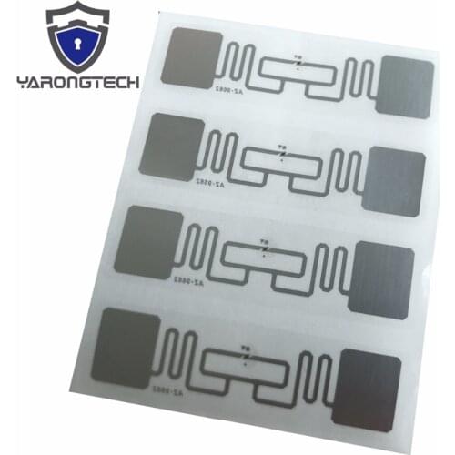 9662 ISO 18000-6C Alien H3 73.5x21.2mm UHF tag RFID Adhesive Tag inlay RFID Label 100pcs/lot Free shipping
