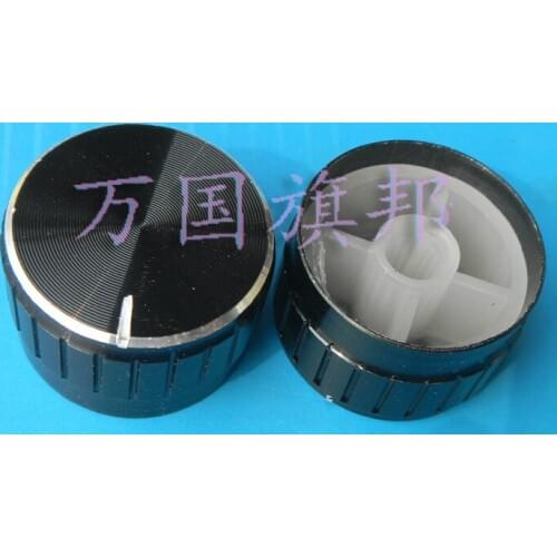 Free Delivery. Potentiometer knob Black lace aluminum knob 17 mm diameter 26 mm 26 * 17 mm high