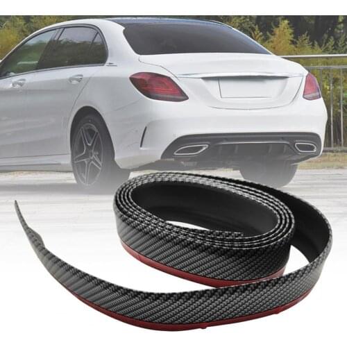 Carbon Fiber Scratch Cover Anti-scratch Rear Bumper Guard Door Entry Protector Sticker Strip for Cars Styling Mouldings renault