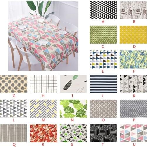 Decorative Table Cloth Cotton Linen Tablecloth Rectangular Tablecloths Dining Table Cover Nordic Home Decor for Wedding Party