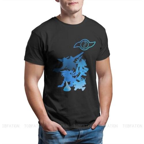 Digimon Agumon Tai Matt Gabumon Sora Adventure Anime TShirt for Men Crest of Friendship Humor Sweatshirts High Quality Fluffy