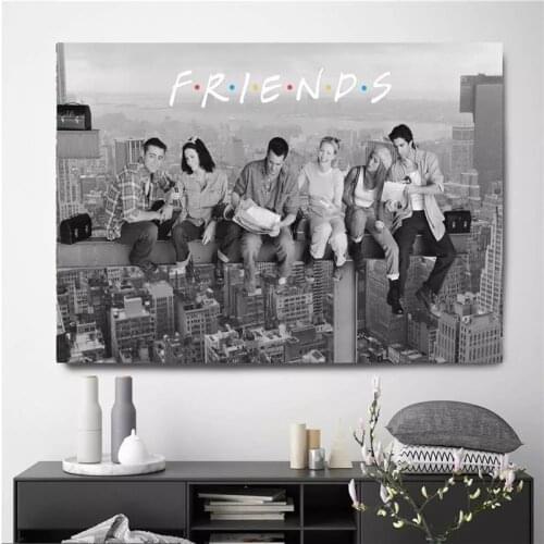 Friends TV Show Classic Quote Posters and Prints Wall art Decorative Picture Canvas Painting For Living Room Home Decor Unframed