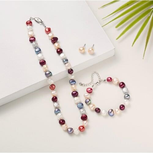 Elegant Candy Color Imitation Pearl Choker Necklace Irregular Pearl Baroque Wedding Prom Necklace for Women Charm Trendy Jewelry