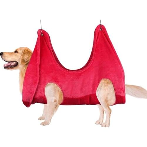 Hammock Helper Grooming Hammock Dog/Cat Dog Grooming Sling with 2 Hook,Soft Bag for Bathing Washing Grooming and Trimming Nails