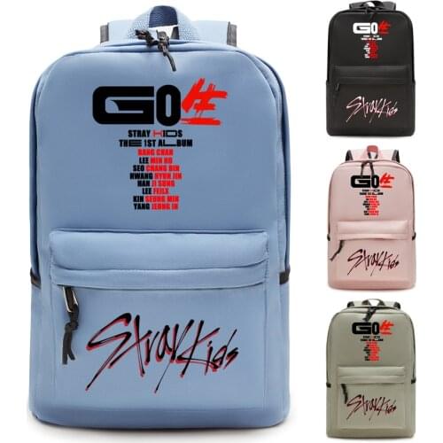 KPOP Stray Kids StrayKids Canvas Backpack Seungmin Woojin Knapsack Women